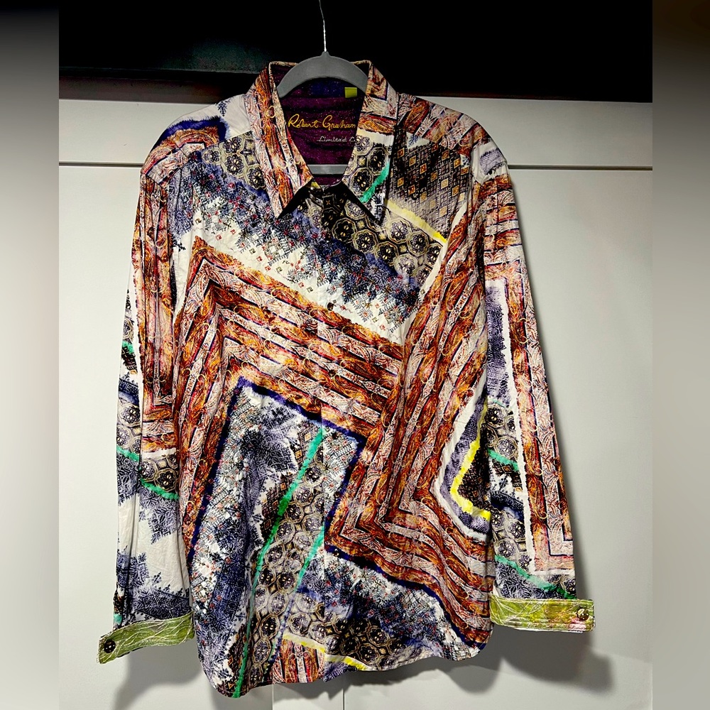 Robert Graham Wutan Limited Edition button down long sleeve 2XL